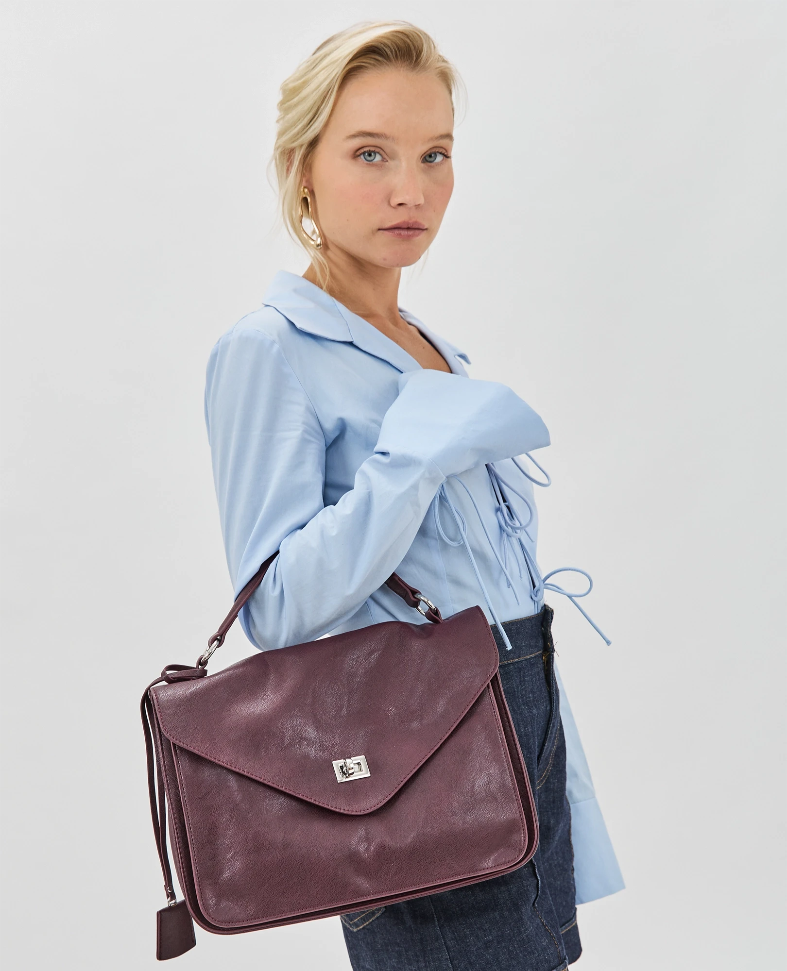 תיק צד - אסיה - B Unique -  תיק צד קטן דמוי עור