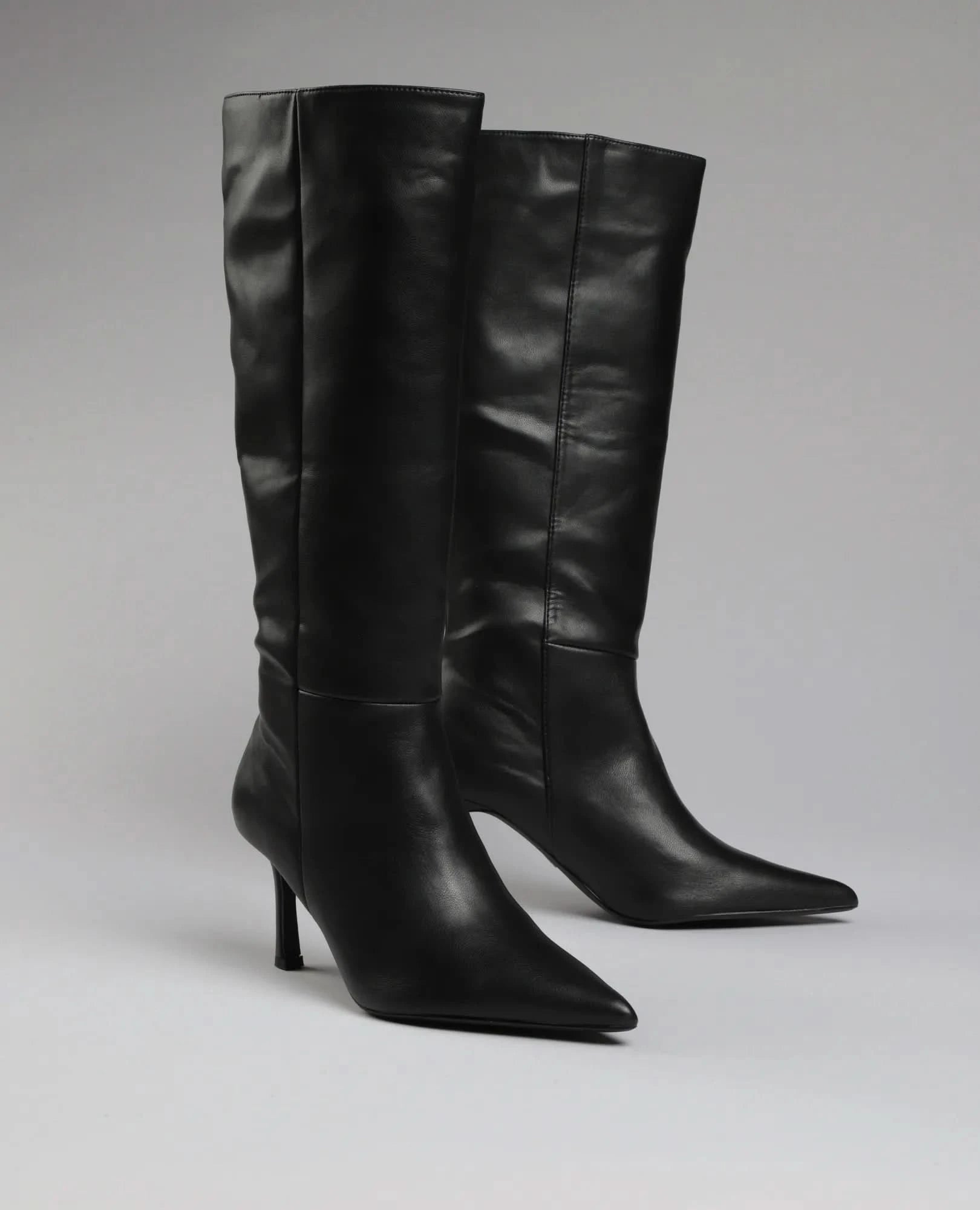 מגפי עקב - מרינה - B Unique -  מגפיים