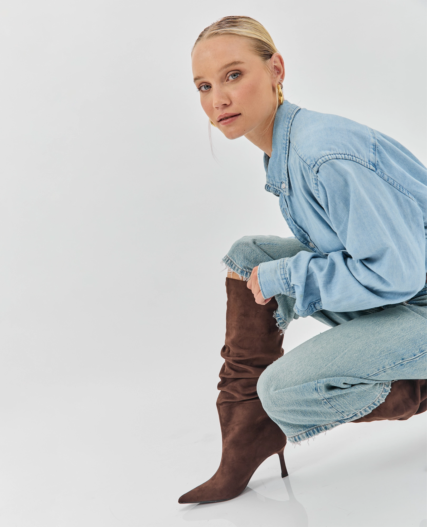 מגפי עקב - עדן - B Unique -  מגפיים