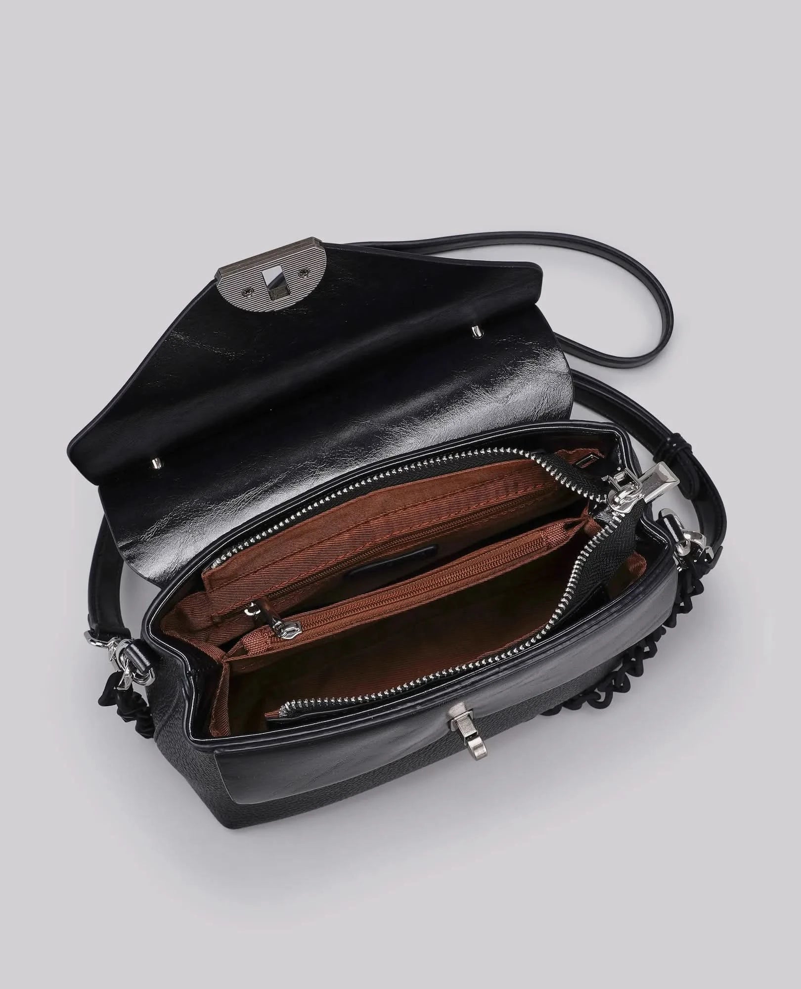 תיק צד- הנרי - B Unique -  תיק צד קטן דמוי עור