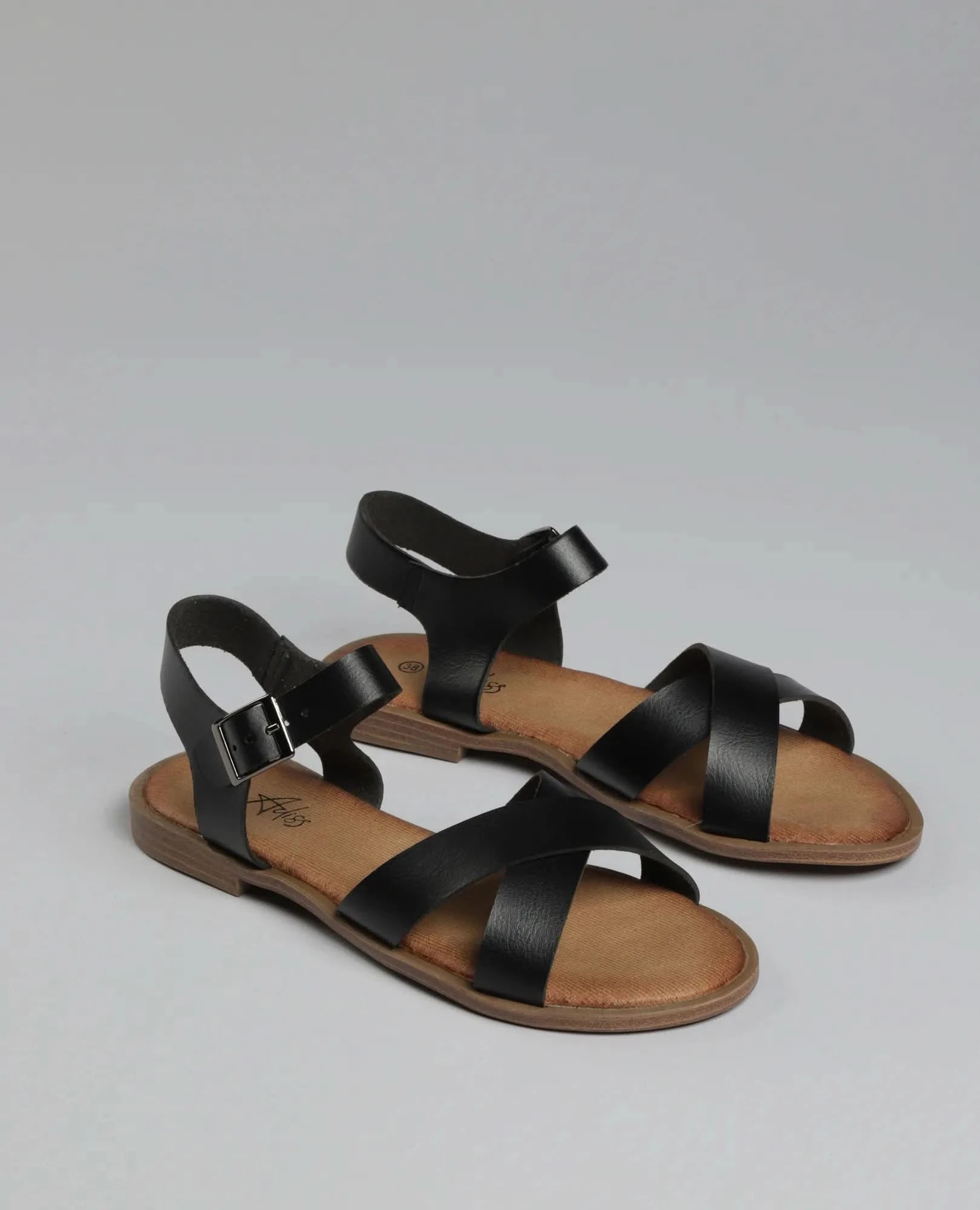 סנדלי רצועות - ליבנת - B Unique -  סנדלים